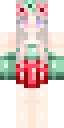 Miss Christmas full Minecraft skin preview