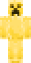 Gold Creeper full Minecraft skin preview