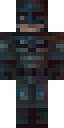 Batman 2022 full Minecraft skin preview