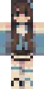 Azul Dreams full Minecraft skin preview