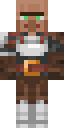 Villager Warrior full Minecraft skin preview