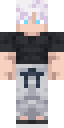 Satoru Gojo full Minecraft skin preview