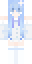 Blue Paradise full Minecraft skin preview