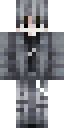 Ash Grey full Minecraft skin preview