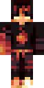 Flame Runner full Minecraft skin preview