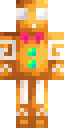 Gingerbread Slime full Minecraft skin preview