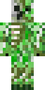 Zombified Creeper full Minecraft skin preview