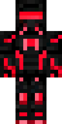 Neon Shadow Assassin Minecraft skin