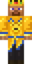 Golden King Minecraft skin