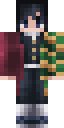Giyuu Tomioka | Demon Slayer (tanjiro) Minecraft skin