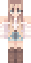 Countryside Girl full Minecraft skin preview