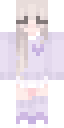 Purple Heart full Minecraft skin preview