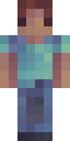 Pixel Steve full Minecraft skin preview