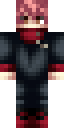 Yuji Itadori full Minecraft skin preview