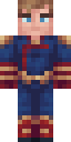 Homelander full Minecraft skin preview