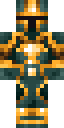 Gilded Knight full Minecraft skin preview