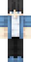 Urban Blue full Minecraft skin preview
