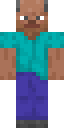 Elderly Steve full Minecraft skin preview