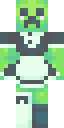 Creeper Maid full Minecraft skin preview