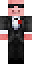 Tuxedo Pig full Minecraft skin preview