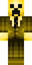 Golden Creeper full Minecraft skin preview