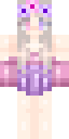 Barefoot Girl full Minecraft skin preview