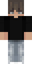 Black Tee full Minecraft skin preview