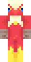 Blaziken full Minecraft skin preview