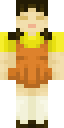 Squid Game Doll full Minecraft skin preview