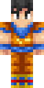 Goku (Skin battle vs ChromeBattleAxe) Lost skins after PMC update found full Minecraft skin preview